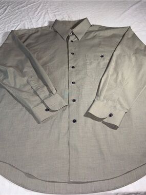 Yves Saint Laurent Taupe Button-Up Shirt